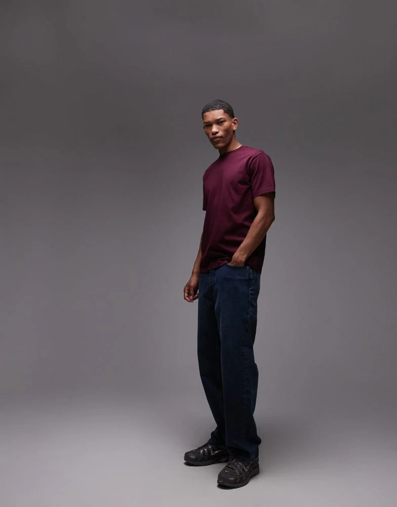 ARKET ARKET t-shirt in burgundy 4