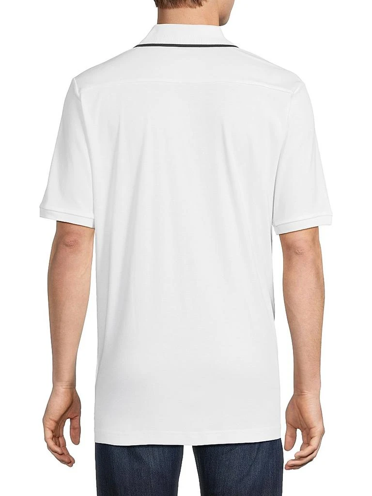Eton Tipped Collar Jersey Polo Shirt 5