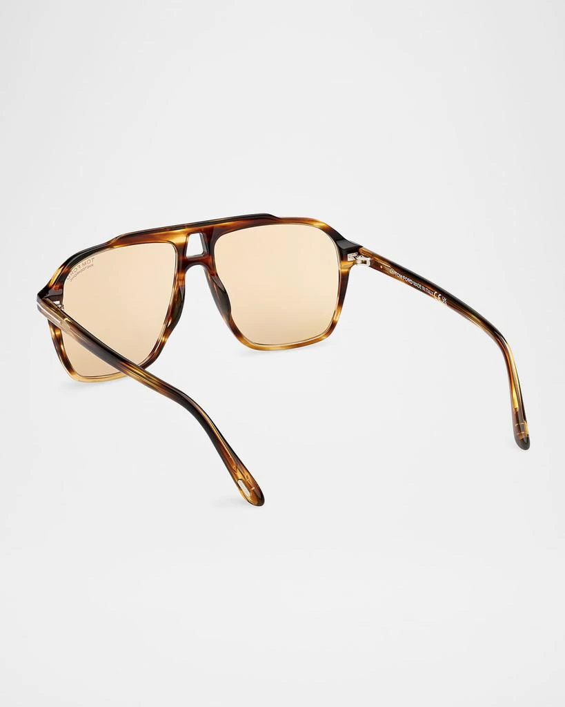 Tom Ford Men's Autari Photochromic Acetate Aviator Sunglasses 2