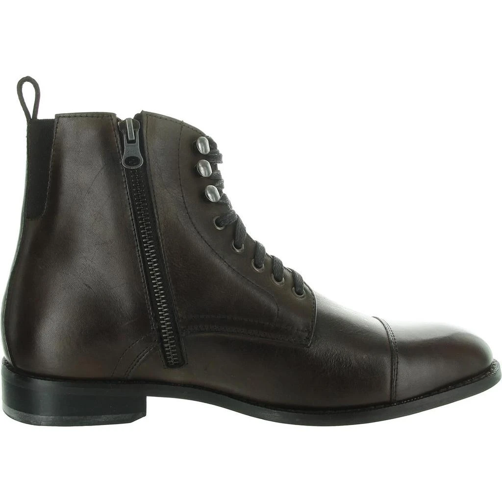 Donald J Pliner Mens Leather Combat & Lace-Up Boots 2