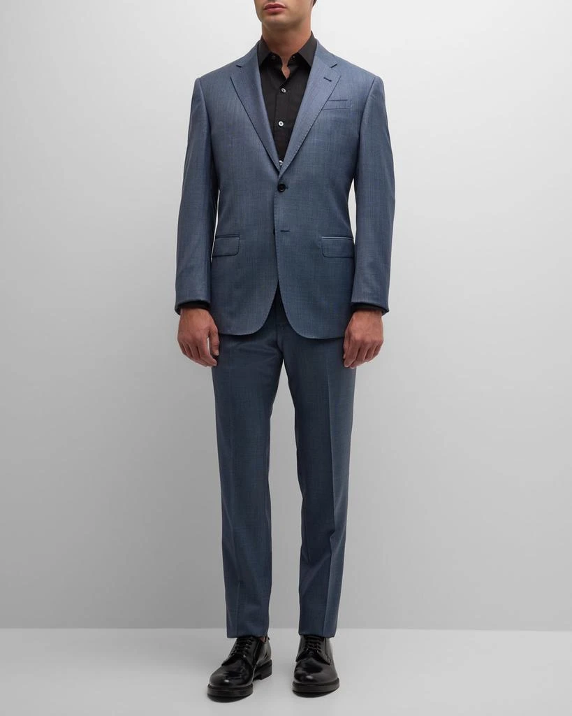 Emporio Armani Men's Solid Wool-Blend Suit 7