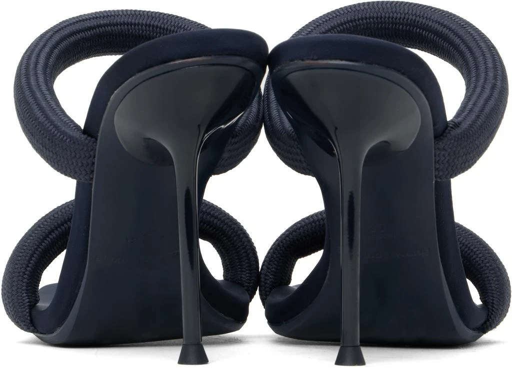 Alexander Wang Navy Julie 105mm Nylon Tubular Heeled Sandals 2