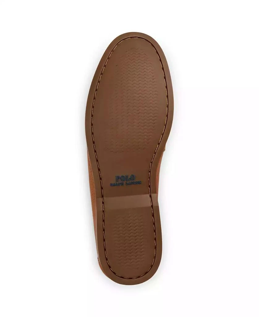 Ralph Lauren Bienne Tumbled Leather Boat Shoes 5