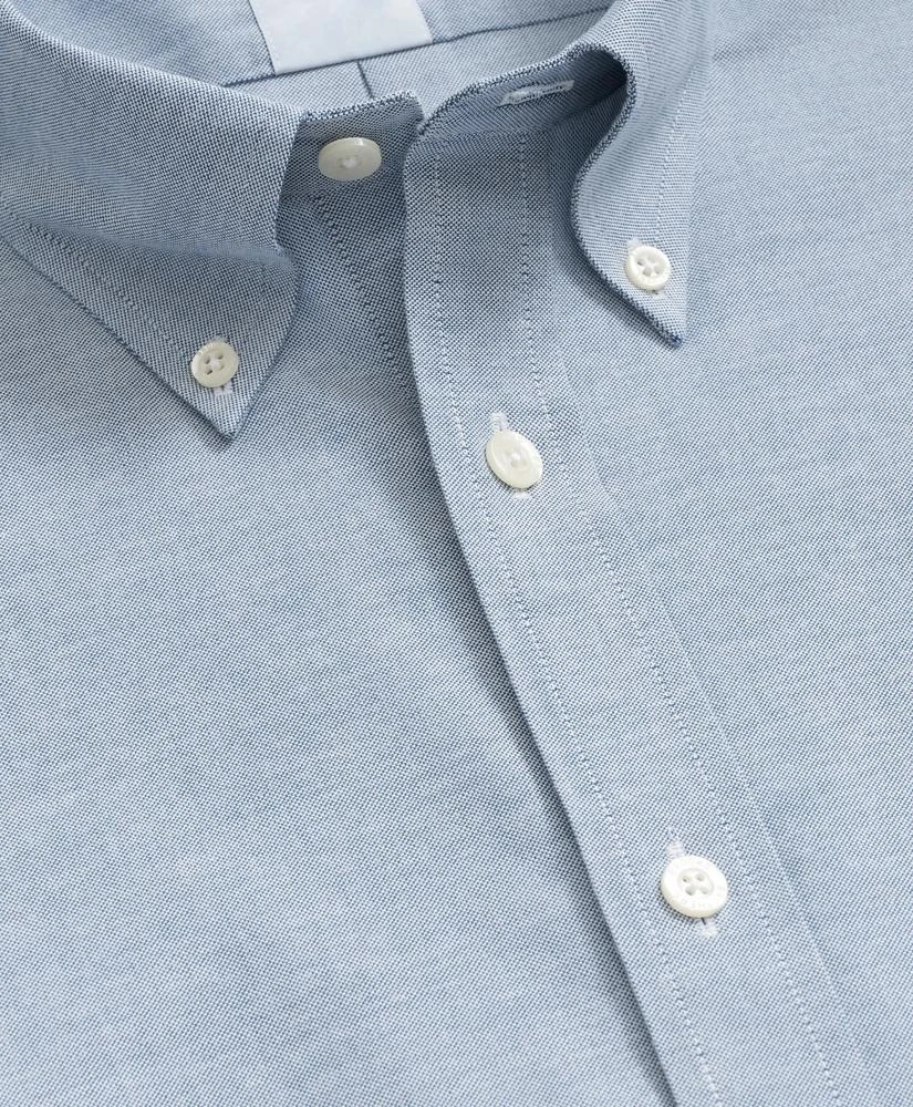 Brooks Brothers Stretch Non-Iron Oxford Button-Down Collar, Short Sleeve Shirt 2