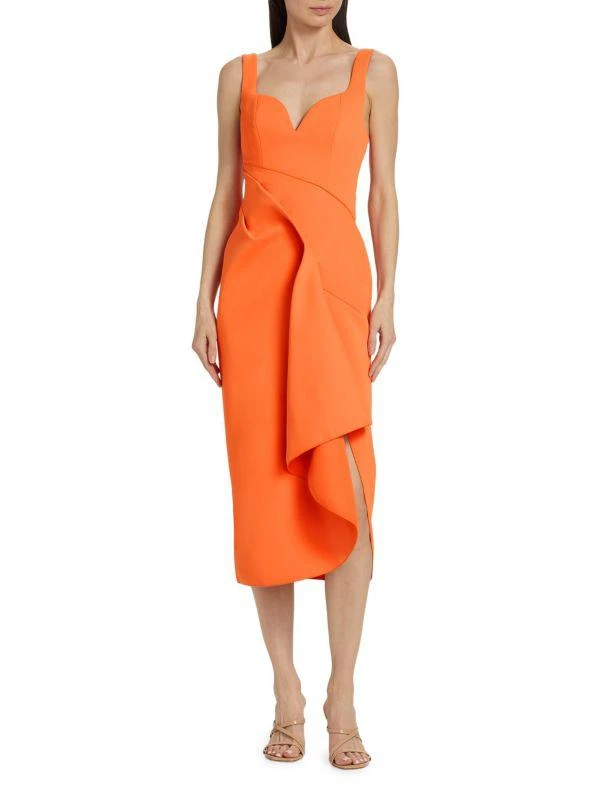 Acler Gowrie Draped Midi-Dress 1