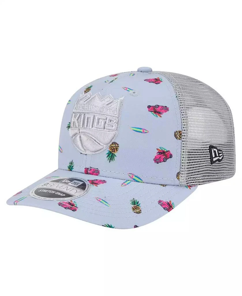 New Era Men's Light Blue/Gray Sacramento Kings Adventure Aloha Pattern ...