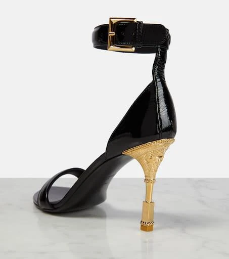 Balmain Moneta patent leather sandals 6