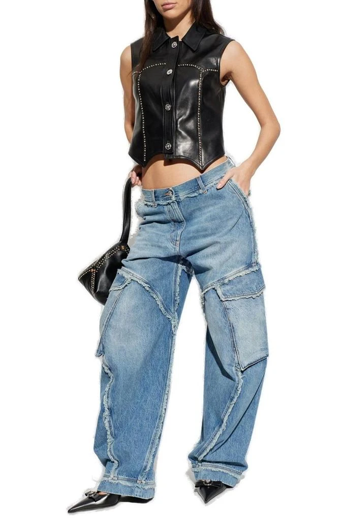 Versace Versace Stud-Embellished Button-Up Gilet 4