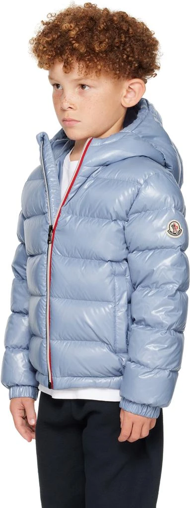 Moncler Big Kids Blue New Aubert Hooded Down Jacket 4
