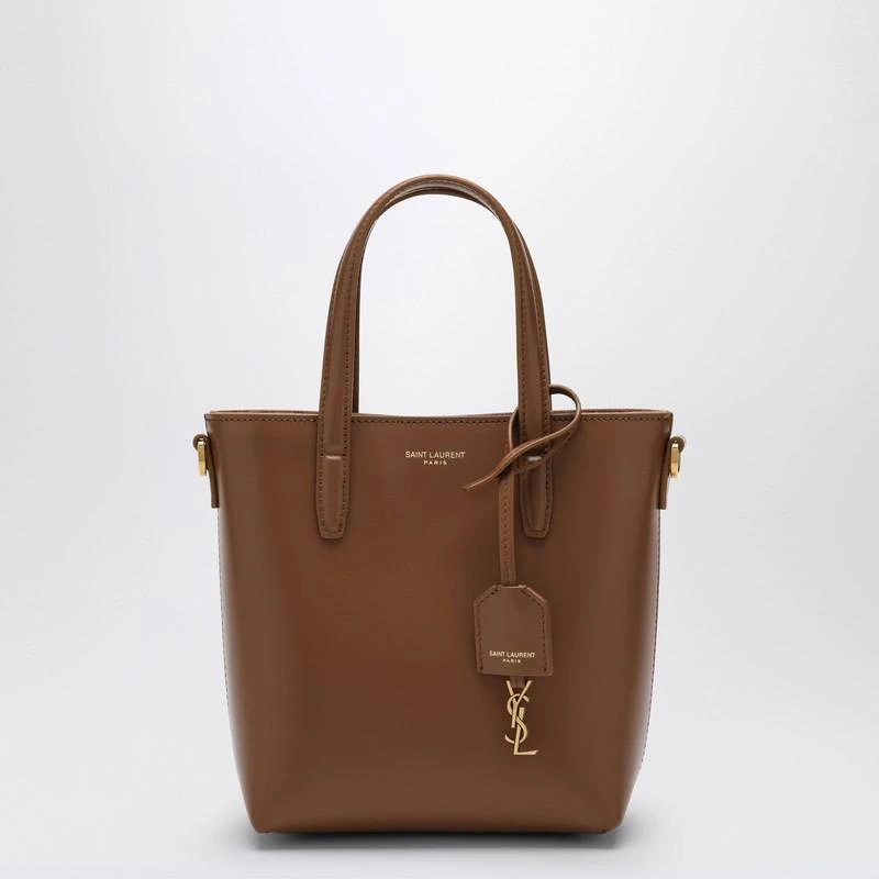 Yves Saint Laurent Saint Laurent Fox-Coloured Mini Shopping Bag In Box 1