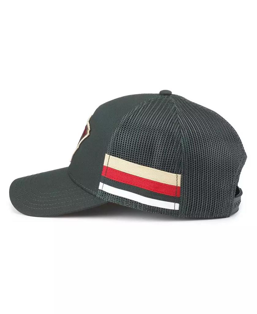 American Needle Men's Green Minnesota Wild HotFoot Stripes Trucker Adjustable Hat