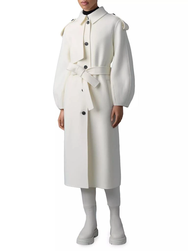 Mackage Ceyla Double-Face Wool Belted Coat 3