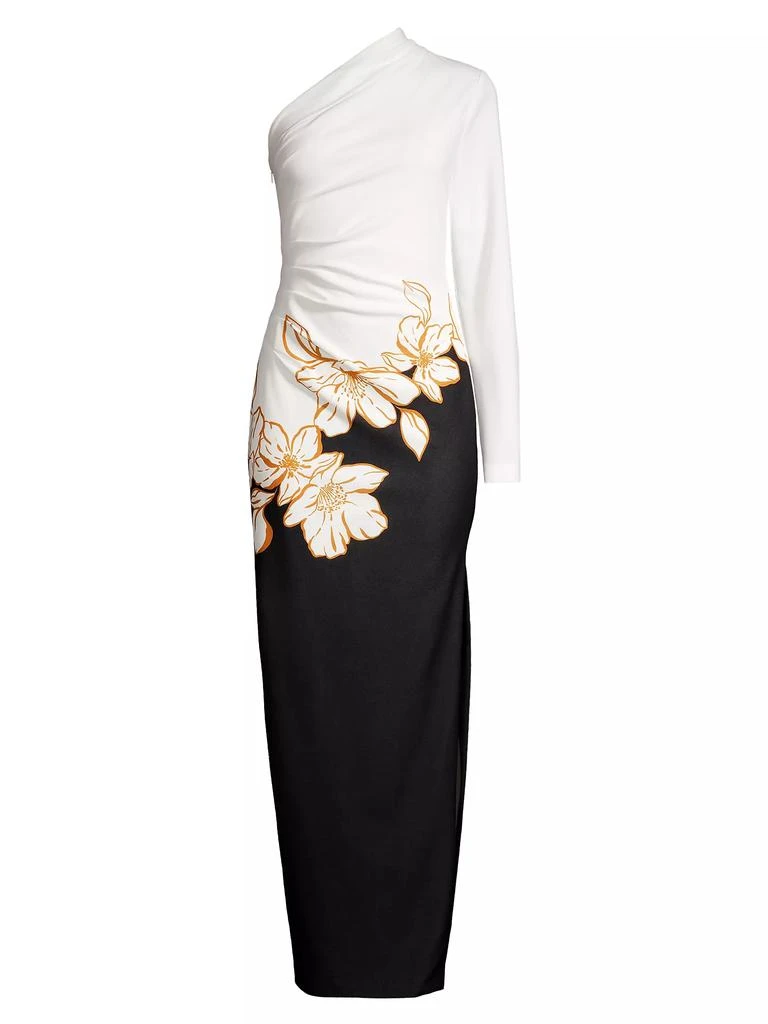 One33 Social Ruched One-Shoulder Gown 1
