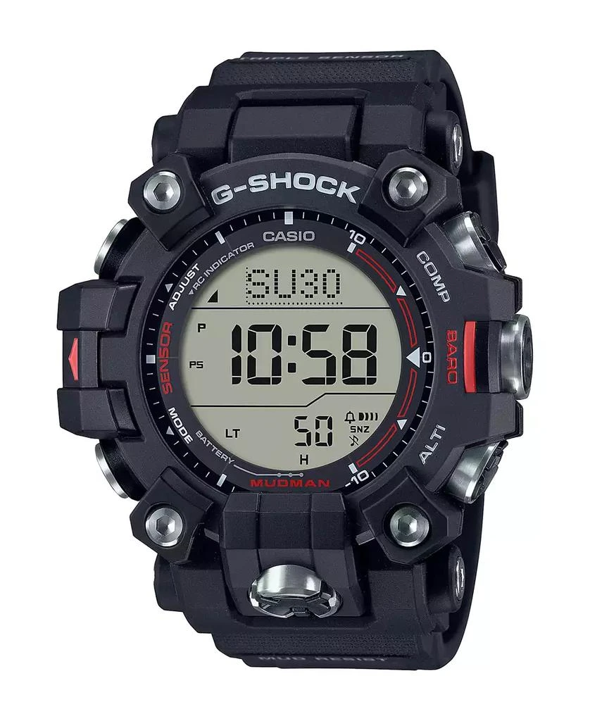 G-Shock Men's Digital Black Resin Watch, 52.7mm, GW9500-1 1