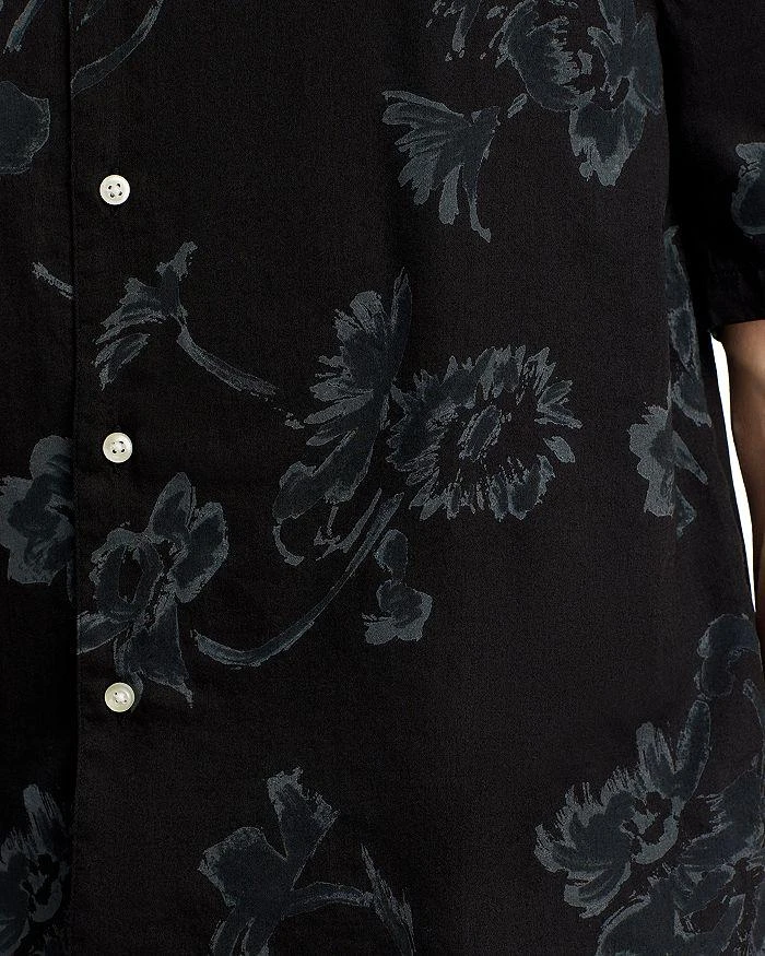 Officine Générale Short Sleeve Floral Shirt  6