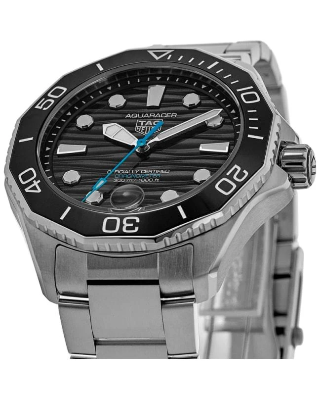 TAG Heuer Tag Heuer Aquaracer Professional 300 Date Automatic Black Dial Steel Men's Watch WBP5110.BA0013 2