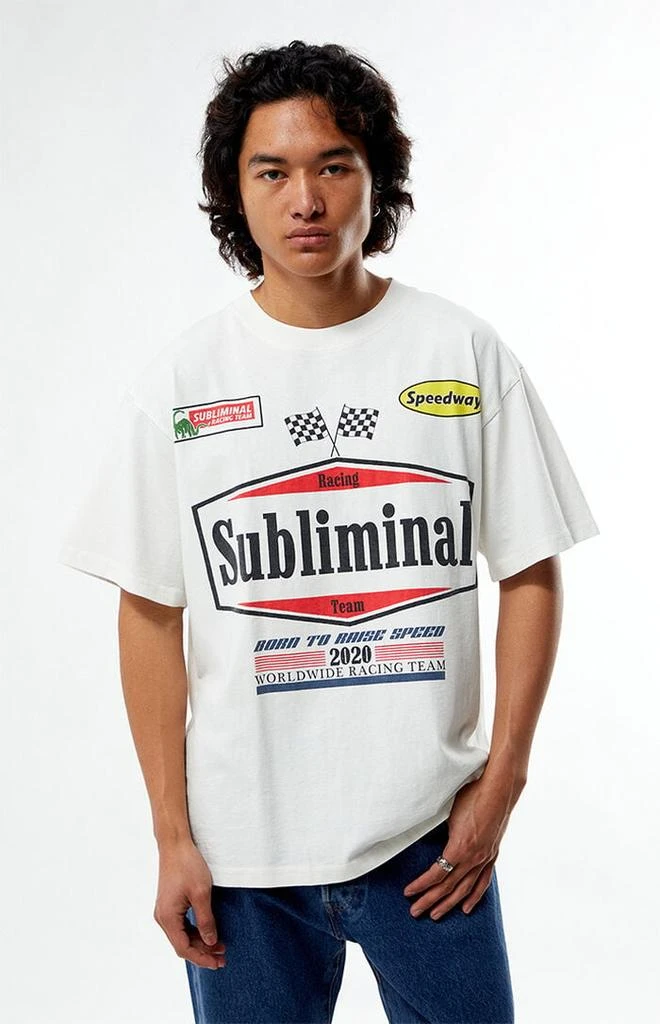 PacSun Subliminal Racing Oversized T-Shirt 1