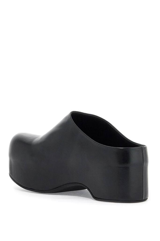 サンダル・ミュール MARNI - CHUNKY CLOG SABOT Black leather chunky clog sabot | Marni