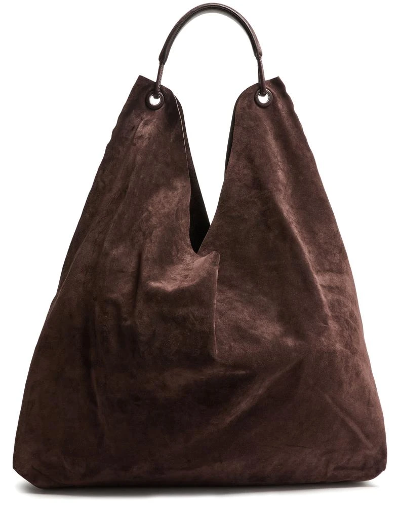 The Row Bindle Three bag in suede 2