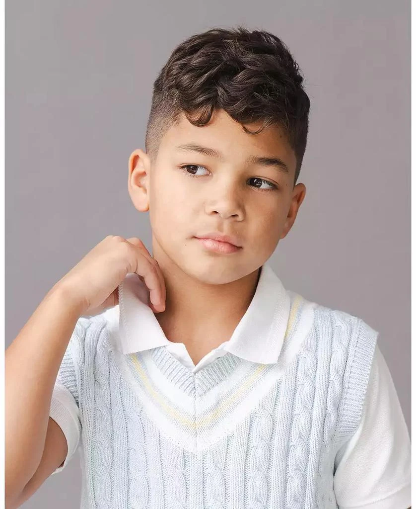 Hope 
Henry Toddler Boys Organic V-Neck Cricket Sweater Vest 2