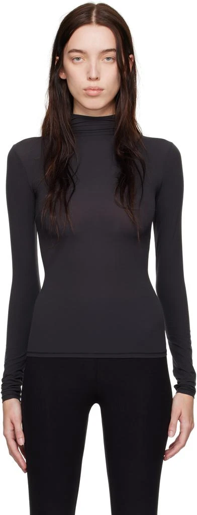 SKIMS Black Fits Everybody Turtleneck 1
