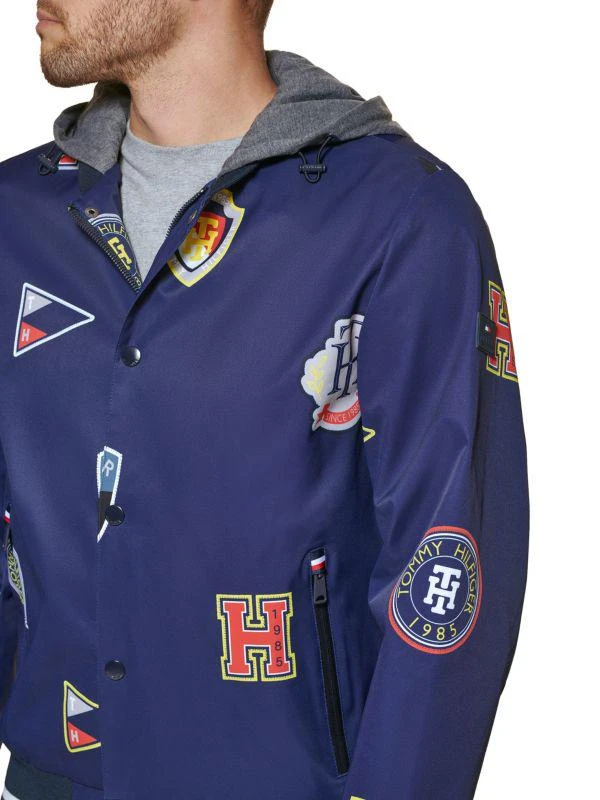 Tommy Hilfiger Jersey Hooded Bomber Jacket 5