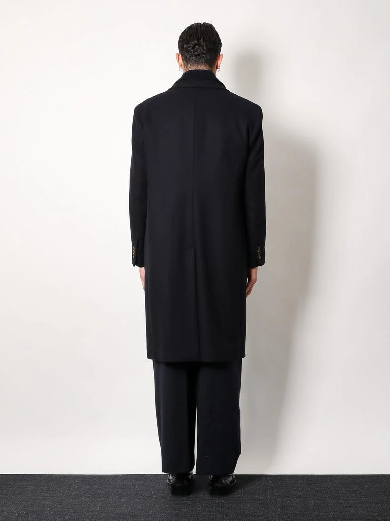 HEVÒ Virgin wool coat with satin lining 3
