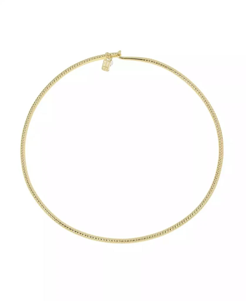Robert Lee Morris Textured Round Wire Collar Necklace 1