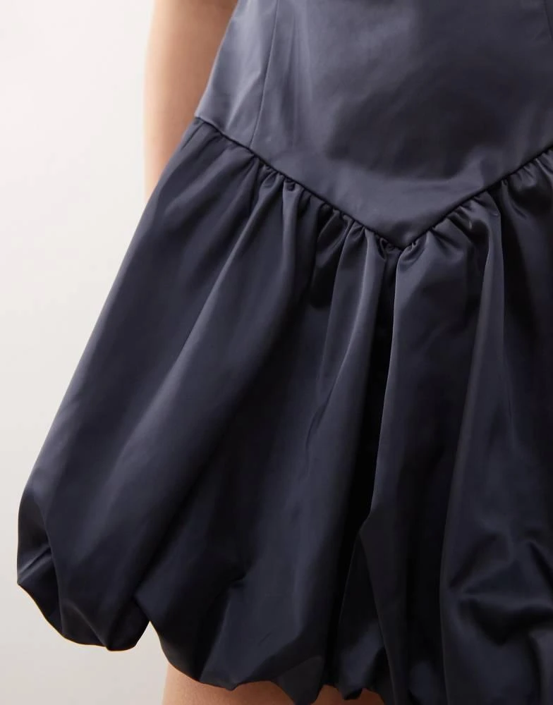 knee length dresses for ladies Lioness Satin Strapless Corset Mini Dress