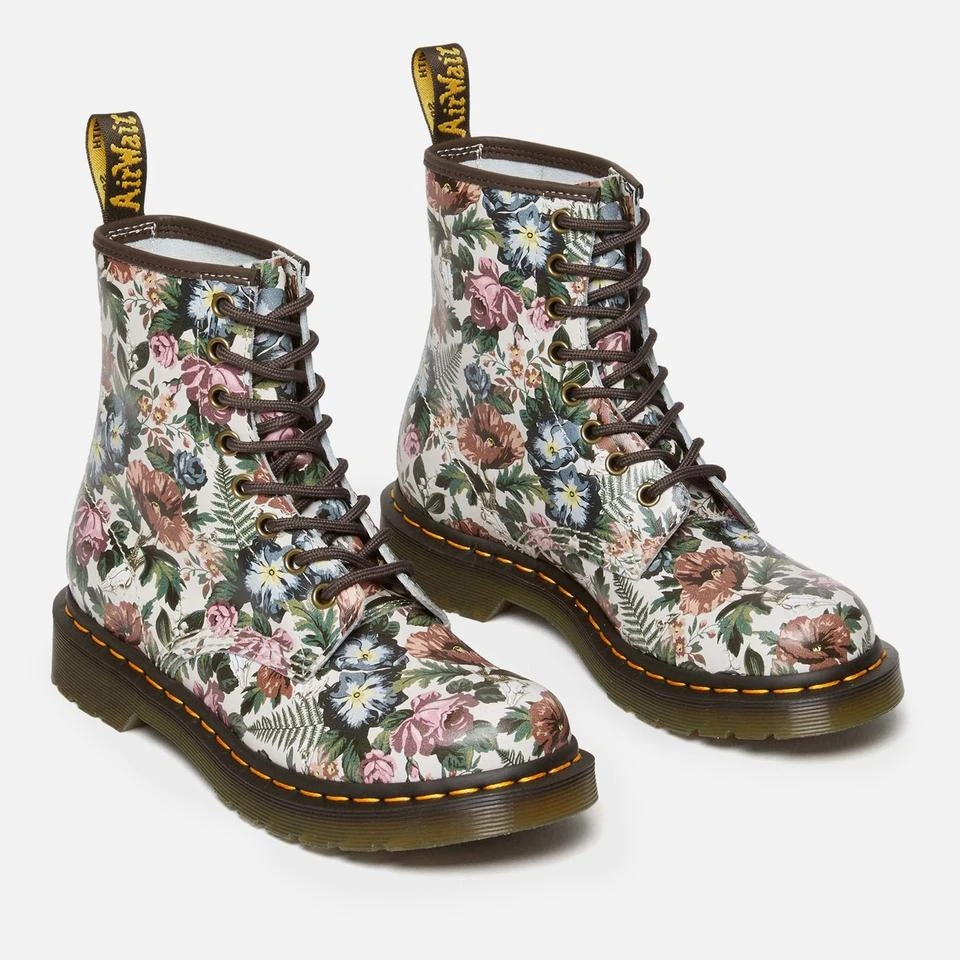 Dr. Martens DR. MARTENS WOMEN'S 1460 FLORAL-PRINT LEATHER 8-EYE BOOTS 3