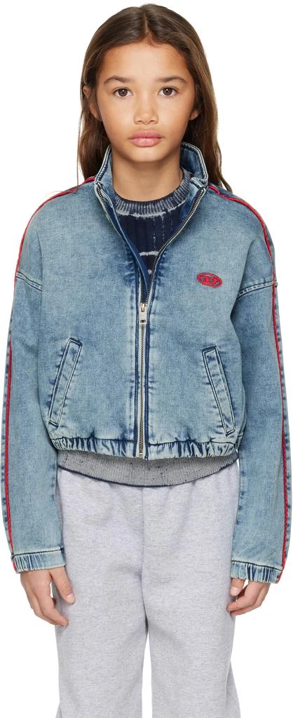 Diesel Kids Blue Jaxy Jjj Denim Jacket