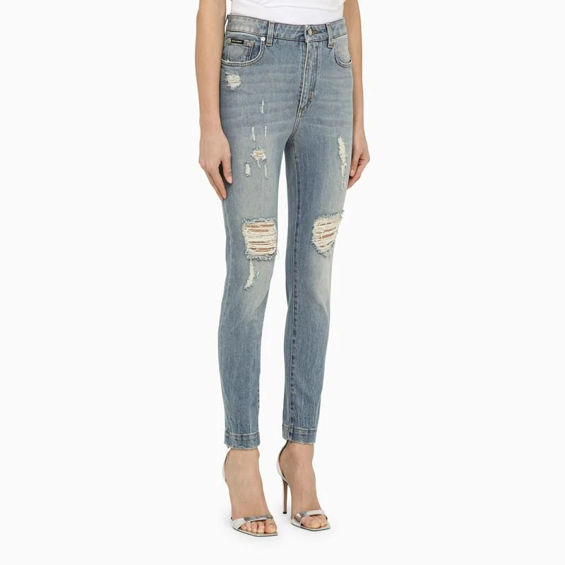 Dolce&Gabbana Audry denim skinny jeans with wear and tear 3