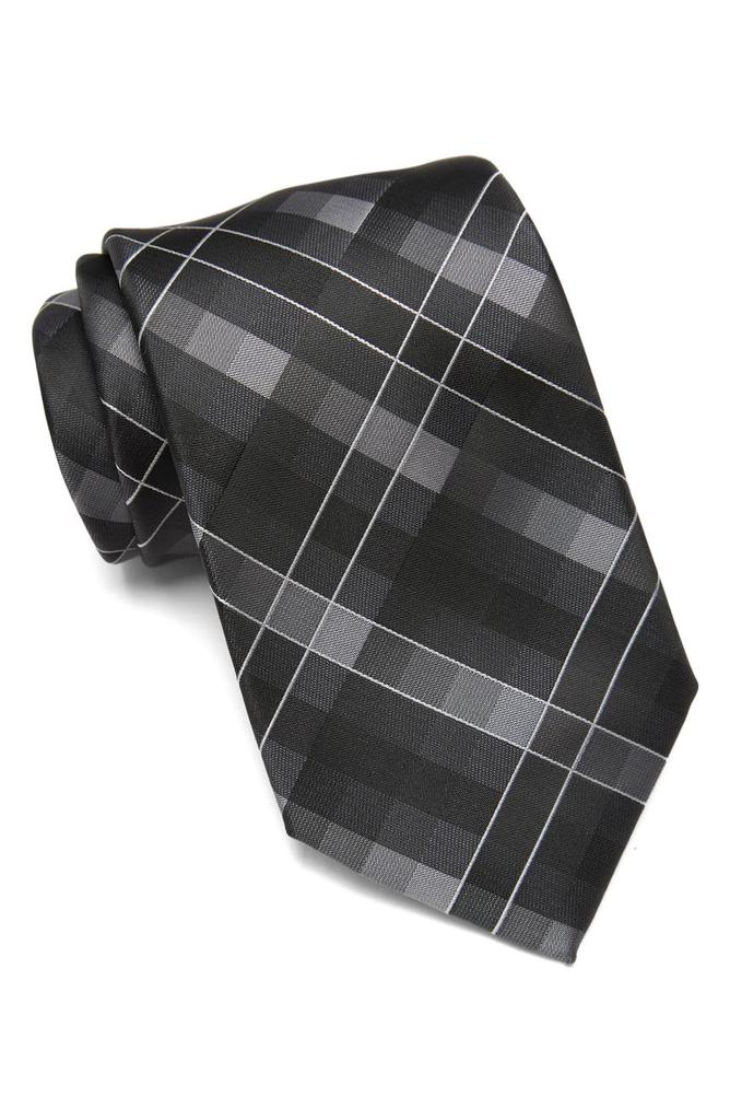 Perry Ellis Lange Plaid Tie