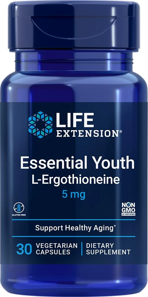 Life Extension Life Extension Essential Youth L-Ergothioneine, 30 vegetarian - 5 mg (5 mg, 30 vegetarian capsules) 1