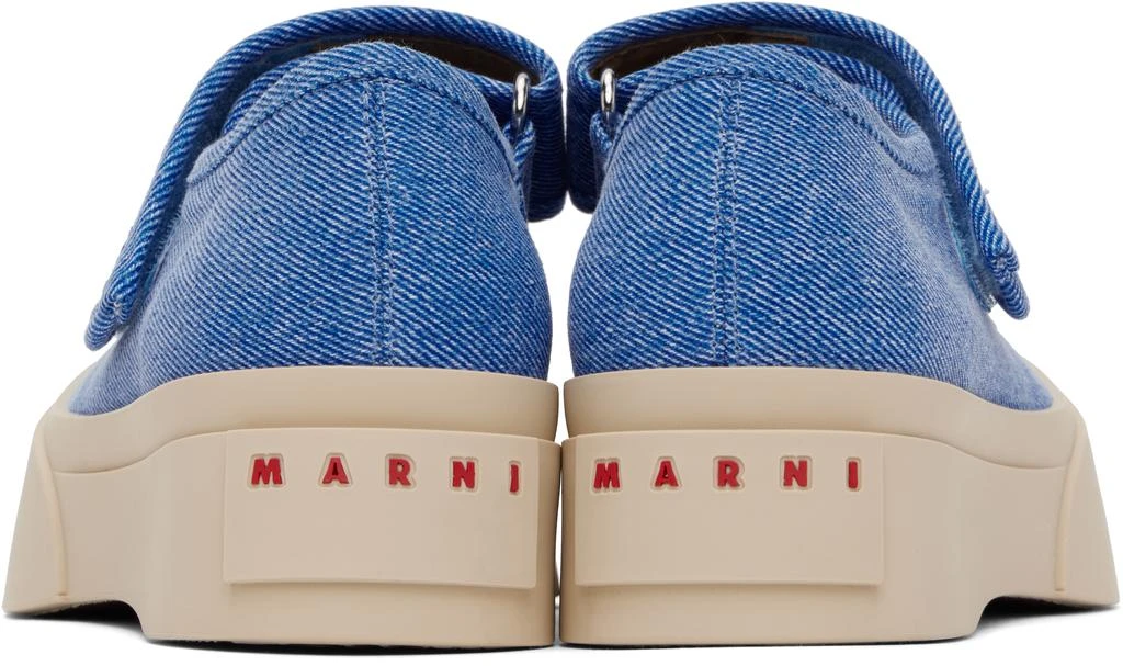 Marni Blue Pablo Mary Jane Ballerina Flats 2