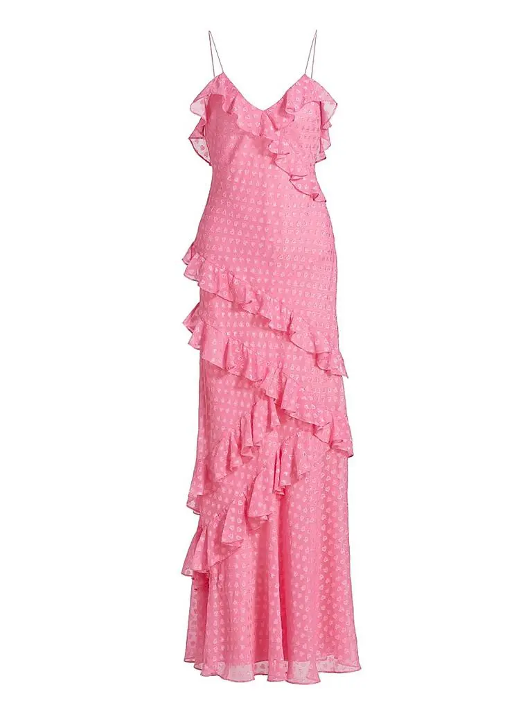Rialto Ruffled Maxi Slipdress  On Sale Now with Up to 47% Off | Discover  Exclusive Deals & Savings at BeyondStyle  Authentic LOVESHACKFANCY  sweetheart|women's|open-back|dresses|women's  apparel|contemporary|print|slip dress|Women's|sleeveless|floor ...