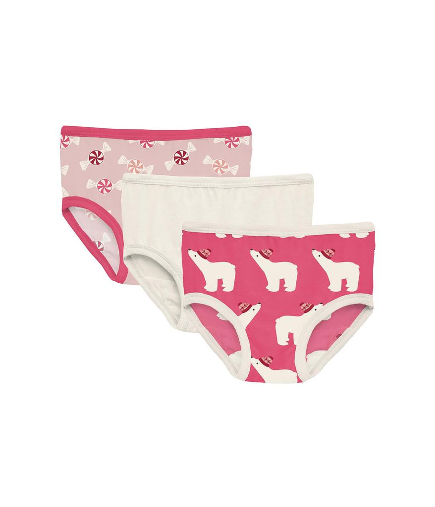 KicKee Pants Print Girl
s Underwear Set of 3 (Little Kid/Big Kid)