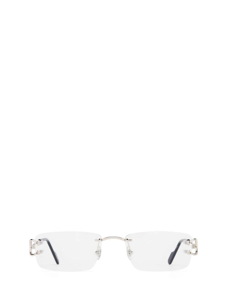 Cartier Cartier Rectangle Frame Glasses 1