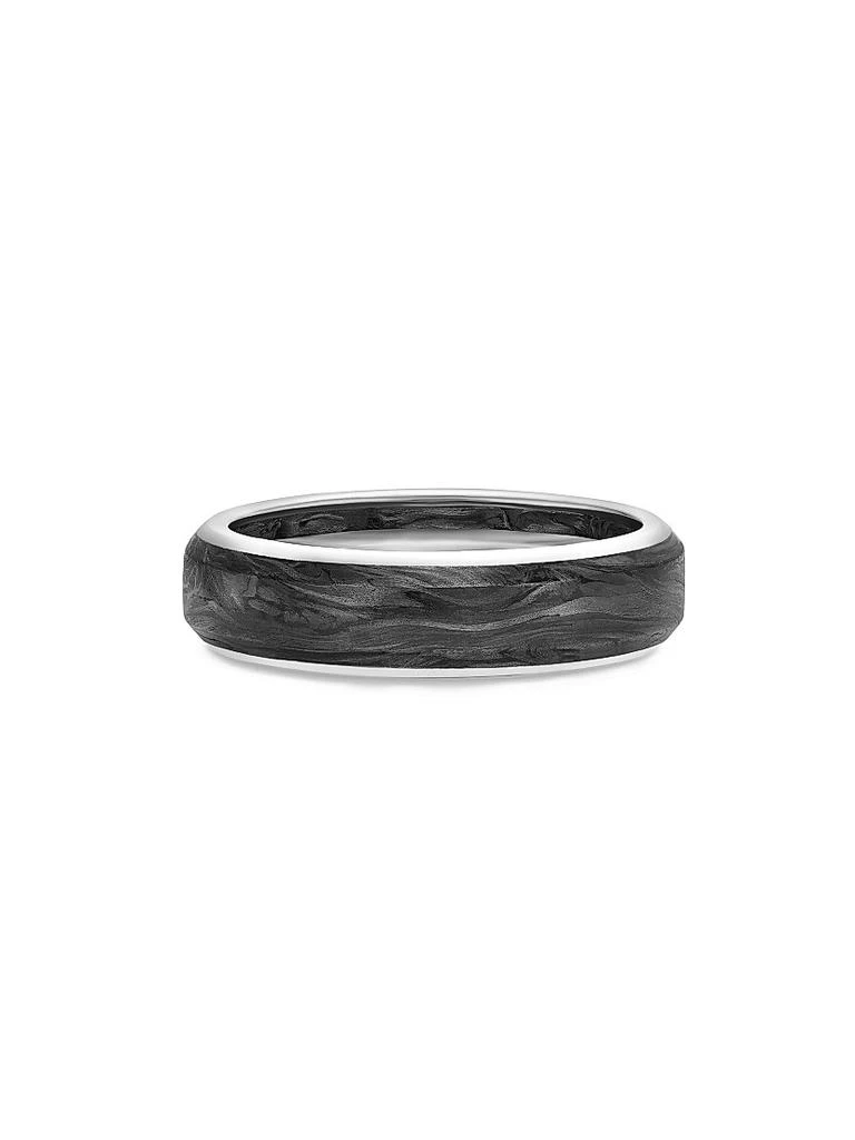David Yurman Streamline Band Ring in 18K White Gold