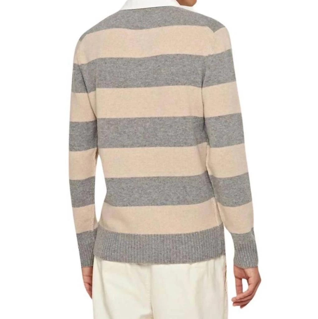 ORLEBAR BROWN Legris Knit Long Sleeve Polo In Granite 3