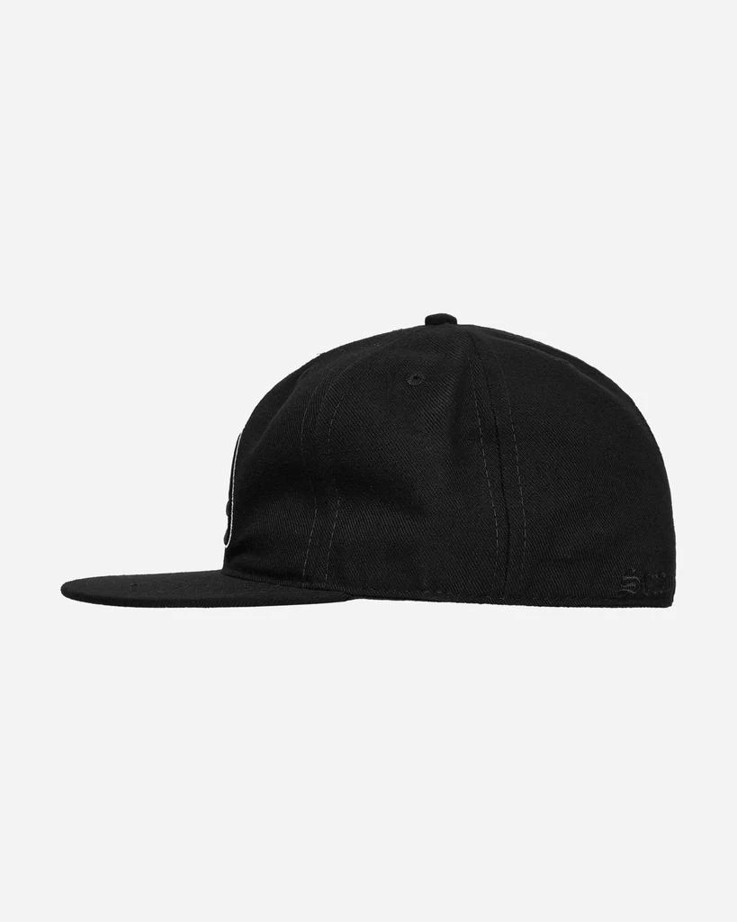 Stray Rats Rat Logo Fitted Hat Black 3