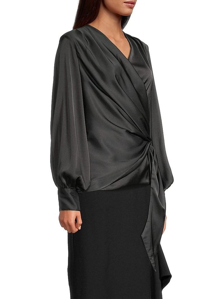 Karmamia Ines Satin Wrap Blouse 4
