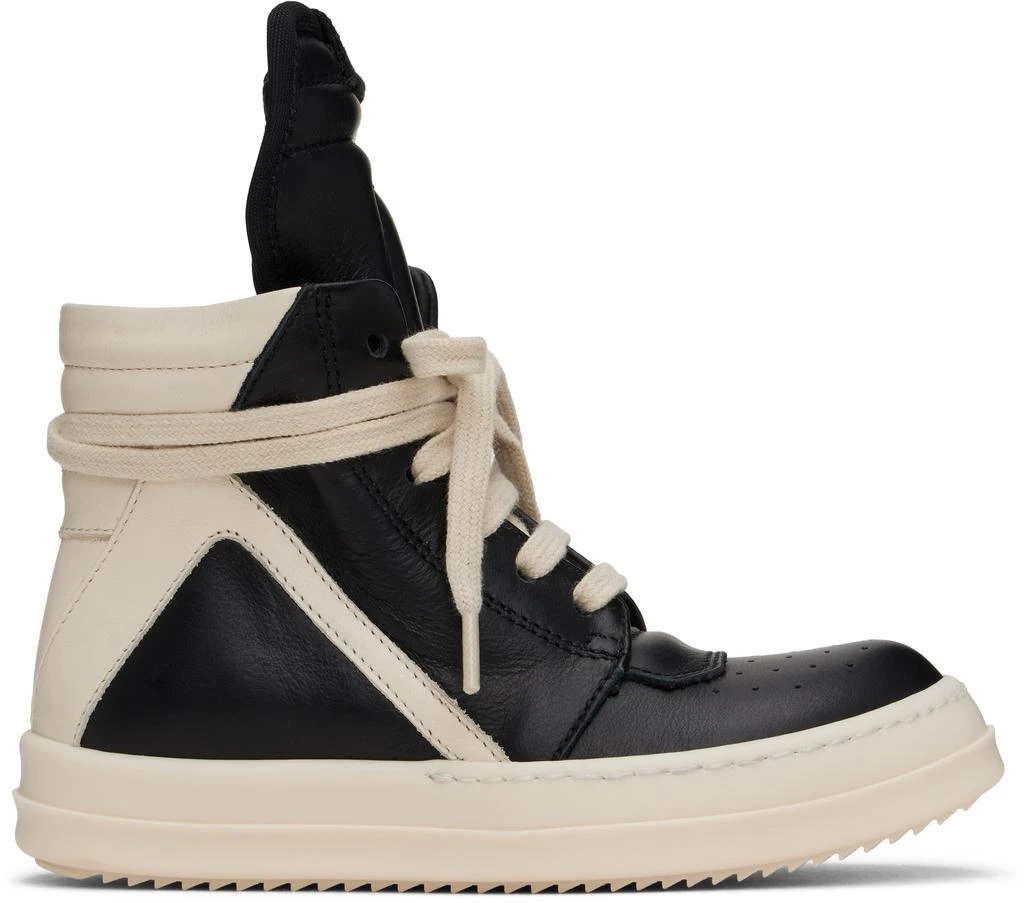 Rick Owens Kids Black Porterville Geobaskets Sneakers 1