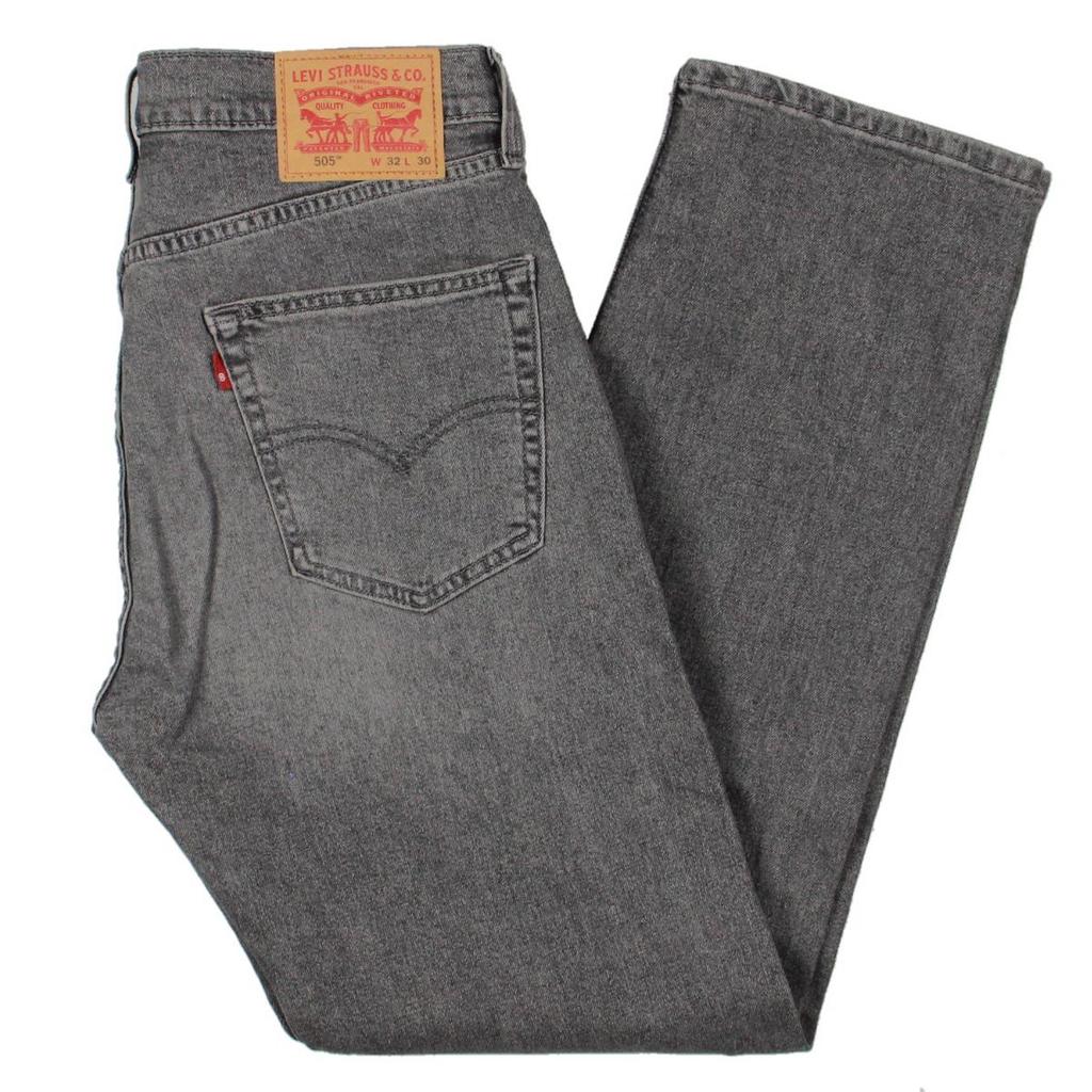 Levi's 505 Mens Denim Classic Rise Straight Leg Jeans