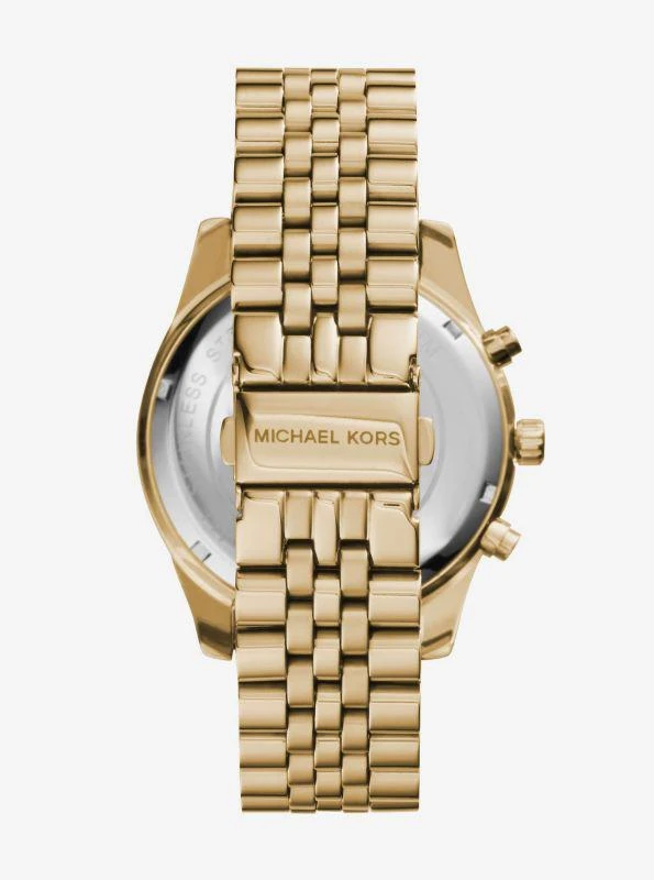 Michael Kors Lexington Gold-Tone Watch 3