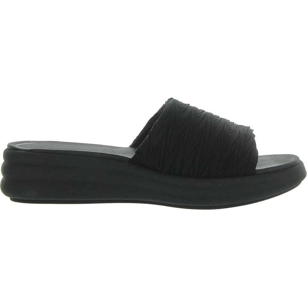 Clarks Drift Petal Womens Solid Textured Slide Sandals 2