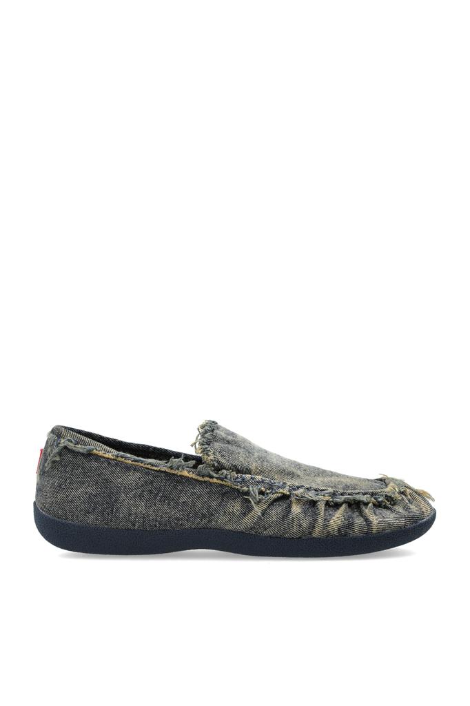 Diesel D-Lukas Esp Distressed Denim Espadrille Loafers – On