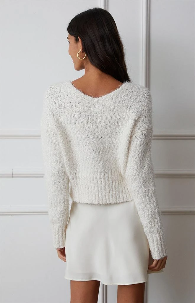 LA Hearts Fuzzy Cardigan 4
