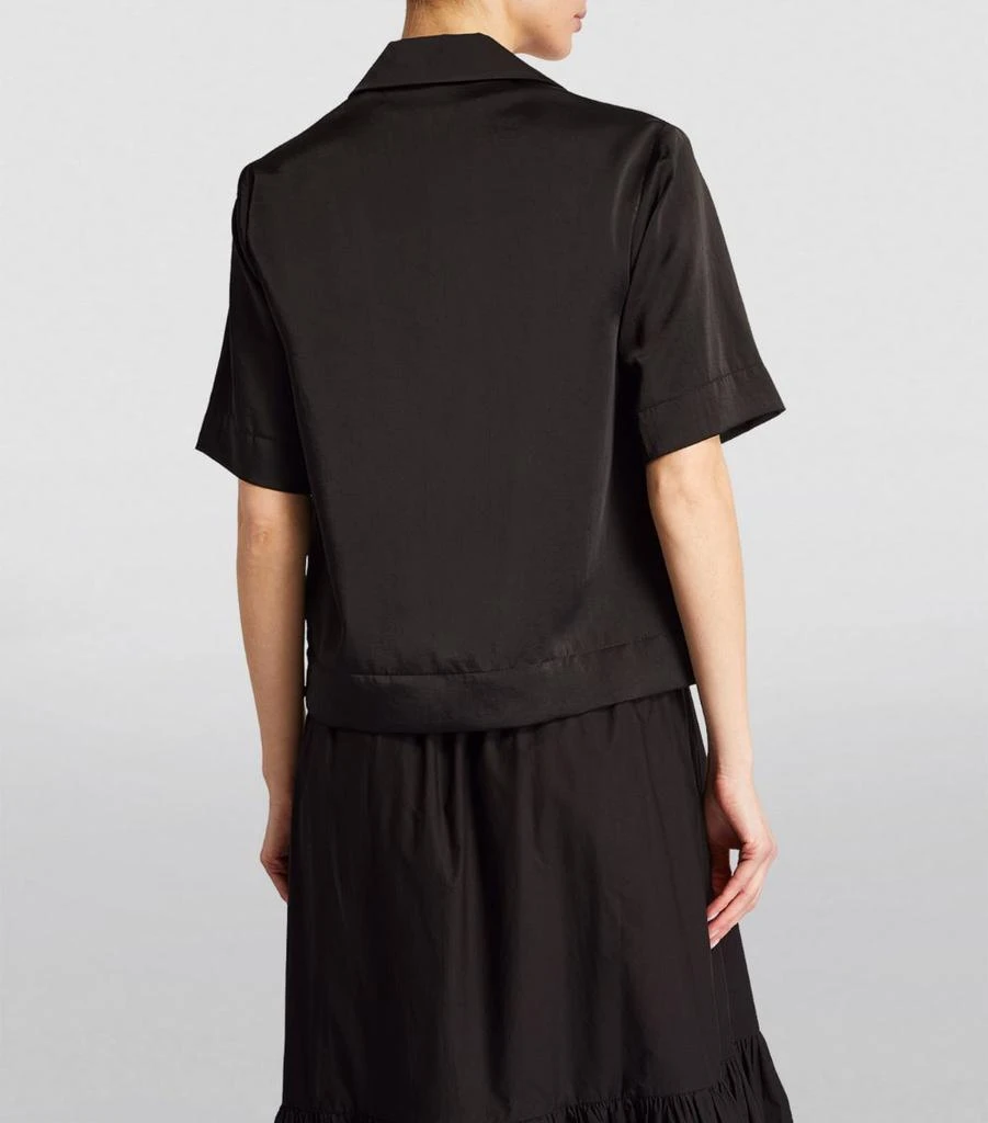 Claudie Pierlot Satin Bowling Shirt 4