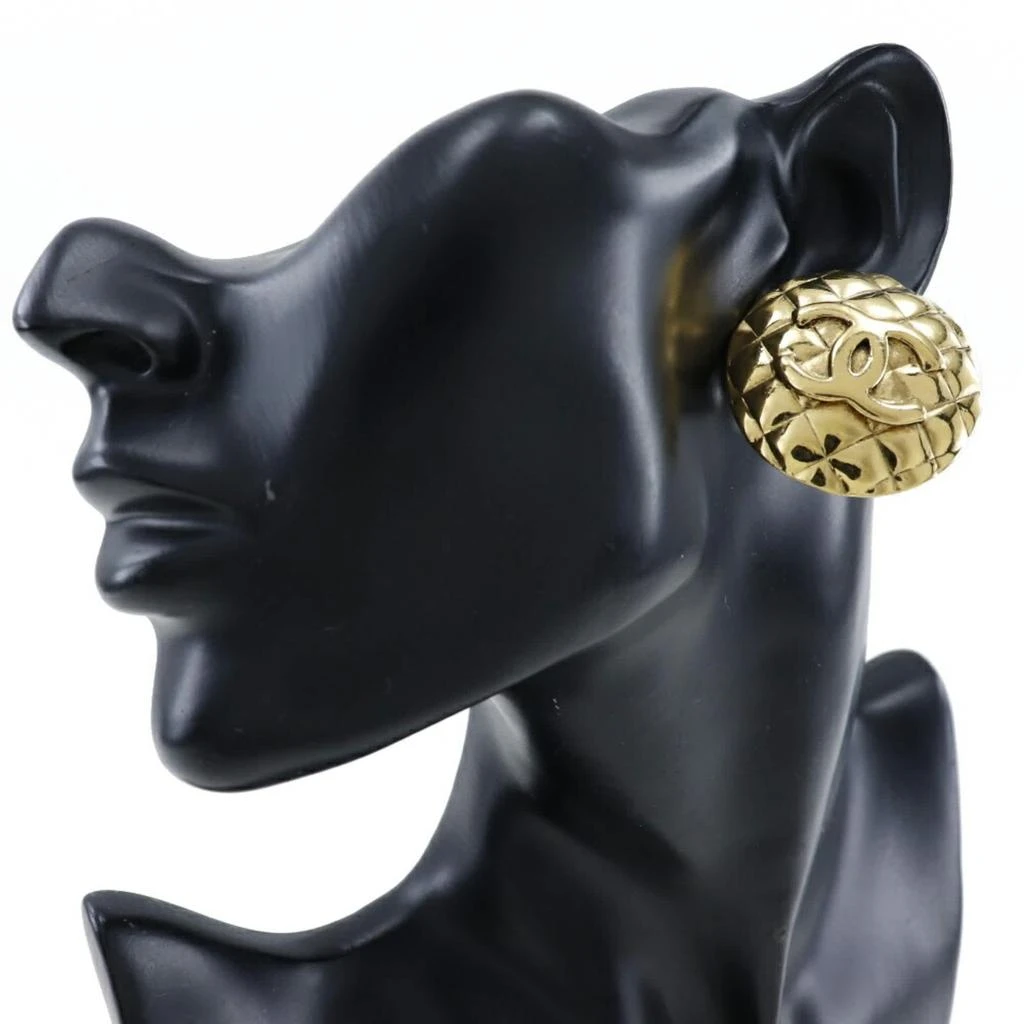 Chanel Plating Metal Clip Earrings (Pre-Owned) 2